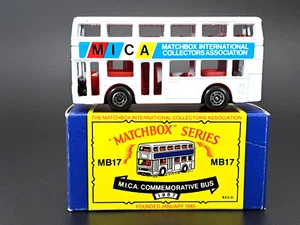 Matchbox Series MB17 - M.I.C.A Commemorative Bus - 1987 - Picture 1 of 8