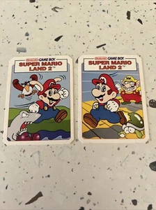KELLOGGS FROSTIES NINTENDO GAME BOY SUPER MARIO LAND 2 - 2 Cards - No. 3&4 - Picture 1 of 2