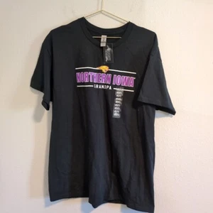 Northern Iowa Grandpa Panthers Shirt Mens L Large Black Short Sleeve T Shirt - Picture 1 of 5