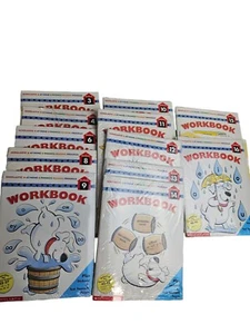 New Scholastic At Home Reading Program 12Books Workbooks Lot Kids Phonics - Picture 1 of 6