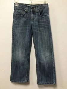 Boys Jeans Size 8 Regular Blue 5 Pocket Signature Boot Cut Levis 35 - Picture 1 of 8