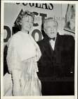 1954 Press Photo Actress Dany Robin and Anatole Litvak at premiere in New York