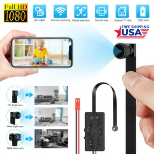 32G Mini Wifi Camera HD 1080P DIY Pinhole Security Motion Detection DVR 2000mAh - Picture 1 of 18