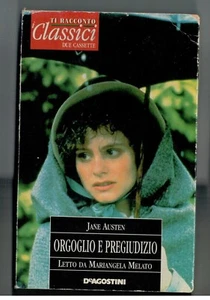 Orgoglio e Pregiudizio di Jane Austen-2 Cassette Letto da Mariangela Melato - Foto 1 di 4