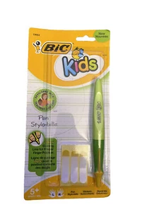 Bic Kids Ergonomic Stylo-bille Pen, Proper Finger Position Green New - Foto 1 di 1