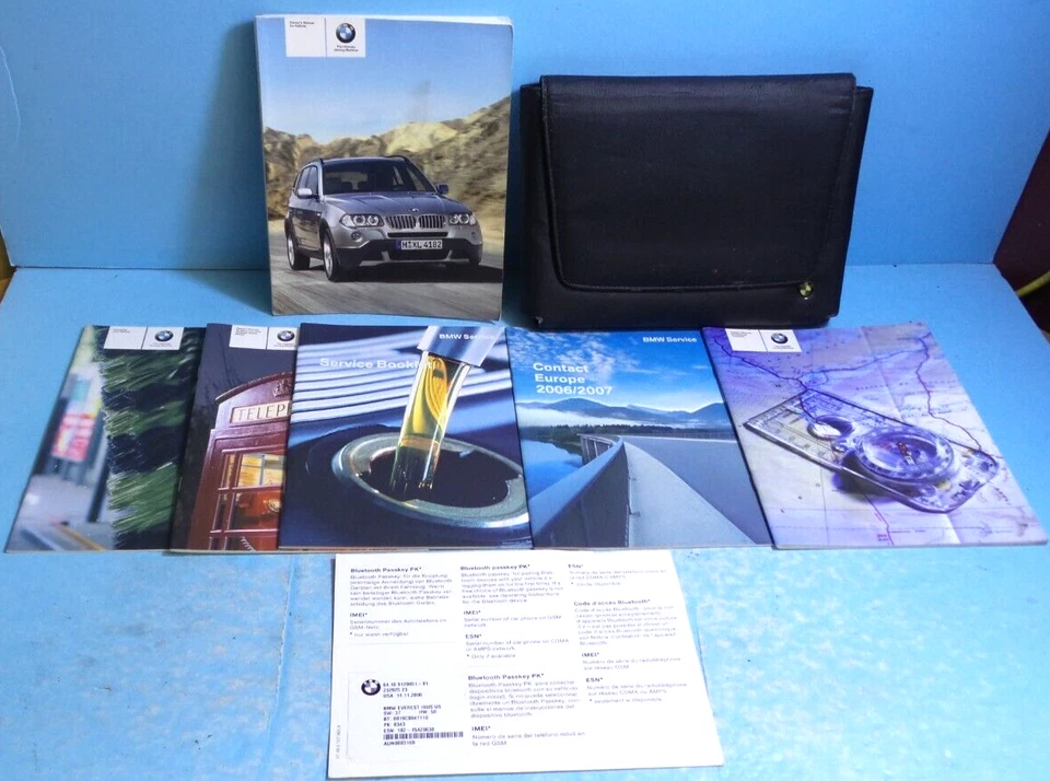 BMW X3/X3 3.0i/X3 3.0si 2007 manual del propietario con navegación Foto 1 de 1