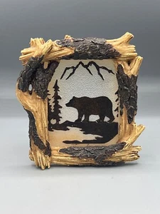 Primitive Look Bear Night Light w/ Bulb On/Off Switch Cabin Rustic Nature 5.5"H - Picture 1 of 13