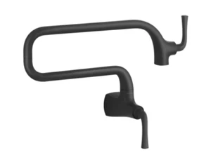 LEGGI Kohler K-22066-BL #15 Graze 3,2 GPM Riempitore Pentola Singolo Foro da Parete - Foto 1 di 1
