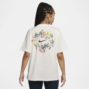 Nike T-Shirt Floreale Donna Collezione Artista Anna Deller-Yee Tg Small Vestibilità Larga - Foto 1 di 14