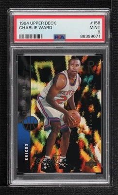 Charlie Ward #158 1994-95 Upper Deck PSA 9 como nuevo novato radiocontrol Foto 1 de 2