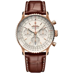 New Breitling Navitimer B01 Chronograph 41 Silver Men's Watch RB0139211G1P1 - Picture 1 of 2