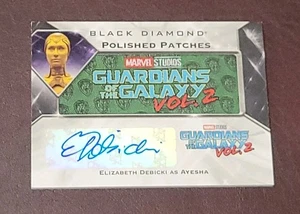 Marvel Black Diamond 2021 Elizabeth Debicki como Ayesha parches pulidos automáticos/99 - Imagen 1 de 3