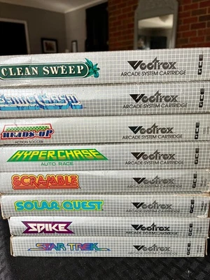 VIDEOJUEGOS VECTREX VINTAGE ~ 8 JUEGOS - TODO EN CAJA ORIGINAL  Foto 1 de 4
