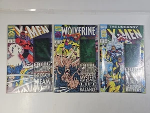 X-Men #25 Wolverine #75 Uncanny X-Men #304 Fatal Attractions Hologramm Cover 1993 - Bild 1 von 11