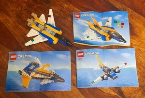Lego Creator 31042 Super Soarer Jet 3-in-1 100% vollständig mit Anleitungen - Bild 1 von 2
