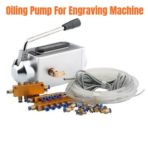 Manual Oiling Pump Portable Oil Pump Engraving Machine Oil Pump W/ Accessories - Picture 1 of 11