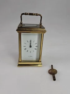 Beautiful Solid Brass Carriage Clock in Working Order - Picture 1 of 11