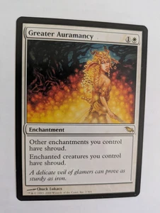 Greater Auramancy Shadowmoor MTG NM Free shipping with tracking - Picture 1 of 2
