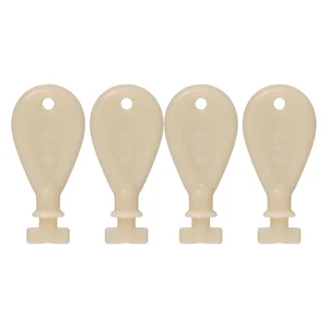 4 Pcs Toilet Paper Dispenser Key Towel Replacement Keys Commercial - Picture 1 of 12