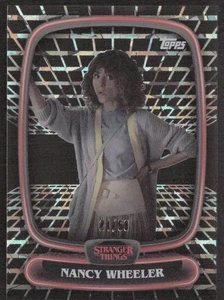 Nancy Wheeler 2024 Topps Stranger Things High Tek #14 Gold Diffractor 21/50 - Picture 1 of 2