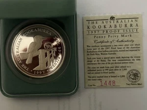 2 OZ Kookaburra 1997 privy Auflage 2000 - Bild 1 von 1