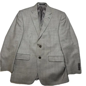 Lauren Ralph Lauren Blazer Hahnentritt Seide Wollmischung, 36 S Herren Grau Schwarz - Bild 1 von 14
