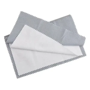 Silver Polishing Cloth for Silver Gold Metal Jewelry Cleaner Soft Cleaning Cloth - Bild 1 von 8