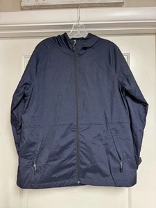 Women’s 32 Degree Cool M Navy Blue Rain Jacket Wind Breaker - Picture 1 of 2