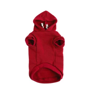 Sudadera con Capucha de Perro de algodón Ropa de Mascota abrigo rojo L - Imagen 1 de 7