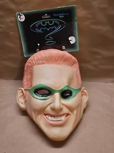 Riddler Full Head Latex Mask Officially Licensed Batman Forever 1995 DC Comics - Picture 1 of 7