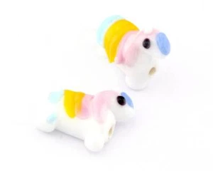 Collar de pulsera con cuentas de dijes arco iris pony 4740 - Imagen 1 de 2