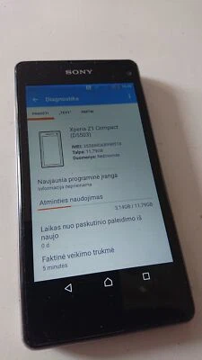 SONY Z-5503-16GB-2GB.W.Complet.+STACION ENERGI. - Immagine 1 di 4