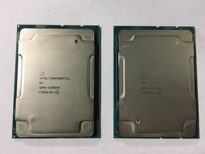 Lot of 2 Intel Confidential QMRY (Xeon Gold 6126) 2.6GHz - Picture 1 of 3