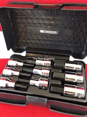 Facom France Tool STM.J9A 1/2" Drive Metric Hex Allen Bit Socket Set 5-19mm - Image 1 of 4