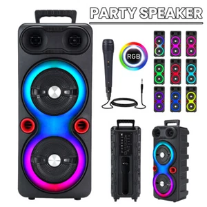 TWS Tragbarer Wireless Bluetooth Lautsprecher Stereo Subwoofer FM Musicbox AUX - Bild 1 von 18