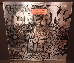 CREAM WHEELS OF FiRE ViNYL LP RECORD ALBUM ATCO SD2-7001 FOiL COVER HYPE STICKER - Picture 1 of 7