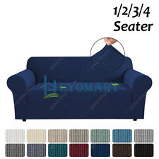 Sofa Cover 1 2 3 4Seater Elastic Settee Stretch Slipcover Couch Solid Protector