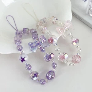 Sweet Sweet Bag Hangings Cute Mobile Phone Chain Bow Cell Phone Chain Women - Photo 1 sur 12