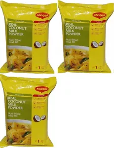 3kg - 1kg x 3 Coconut Milk Powder Real Maggi Cocunut Milk Powder - Free Postage - Picture 1 of 2