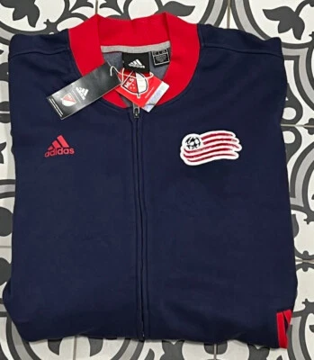 New England Revolution Adidas New Zip Up Track Jacket Soccer Futbol MLS Mens XL - Image 1 of 4