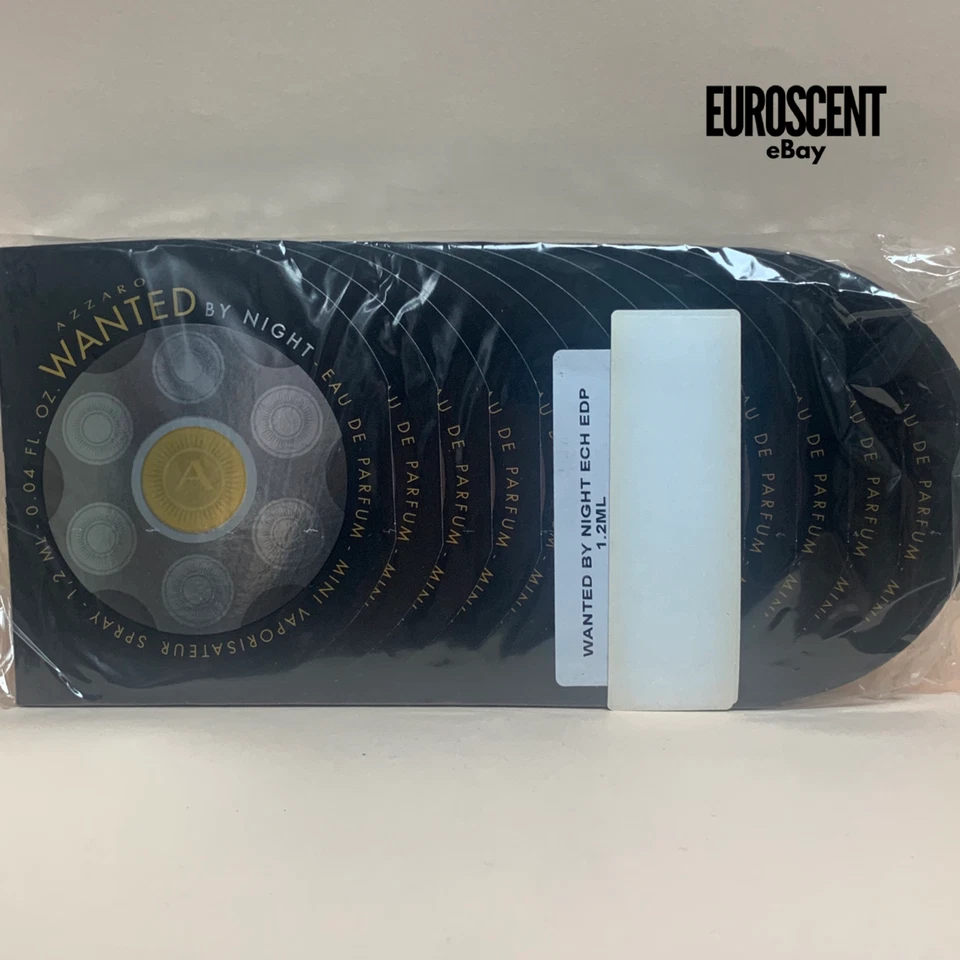 Azzaro Wanted By Night парфюмированная вода духи карточка образцы x 12шт упаковка - Изображение 1 из 1