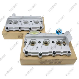 Engine Valve Cover Kit 1-3 4-6 Fit For AUDI A4 A6 A8 2.4L&3.2L AUK BKH BPK BDW - Picture 1 of 4