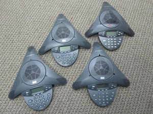 3 Cisco Conference Station CP-7936 & 1 Polycom SoundStation IP4000 for parts - Picture 1 of 8