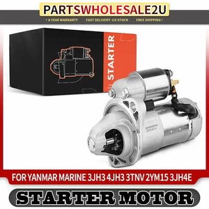 Starter for Yanmar 2YM15 3JH3 4JH3E 3YM20 3JH4E Case CX27B 1.4KW CW 12V 11Teeth - Picture 1 of 8