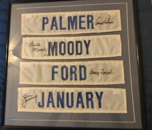 Arnold Palmer Orville Moody Doug Ford Don January Caddie Bib open ryder pga