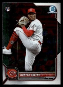 2022 Bowman Chrome #95 RC Hunter Greene Cincinnati Reds Baseball card - Picture 1 of 2