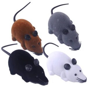 Elektrisch Ferngesteuerte Spielmaus Mäusejagd Katzen Spielzeug 4 Batterie g - Bild 1 von 4