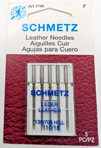Máquina de coser Schmetz aguja de cuero 110/18 #1786 - Imagen 1 de 2