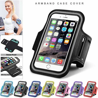 Brazo deportivo correa para teléfono móvil bolsa para correr gimnasio pulsera todo para iPhone Foto 1 de 4