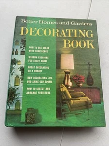 Vtg 1968 Better Homes and Gardens Decorating Book 5-Ring Binder Mid Modern - Picture 1 of 6